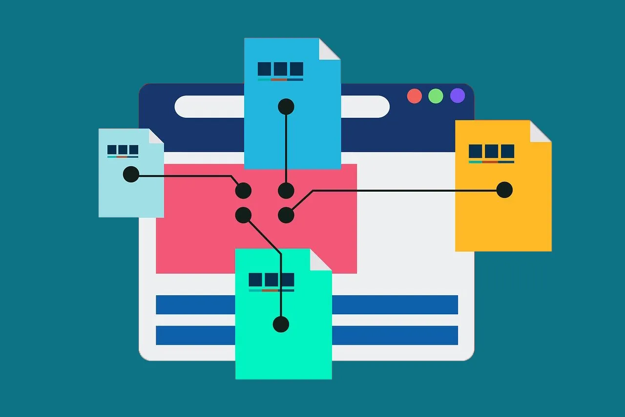 site pages connected